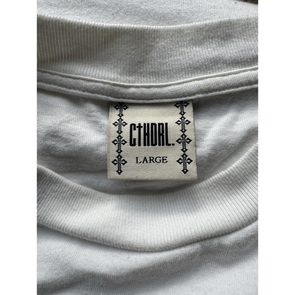 CTHDRL Archangel  T-Shirt Men's Large Cropped‎ Boxy Fit Religious God! - Picture 8 of 8